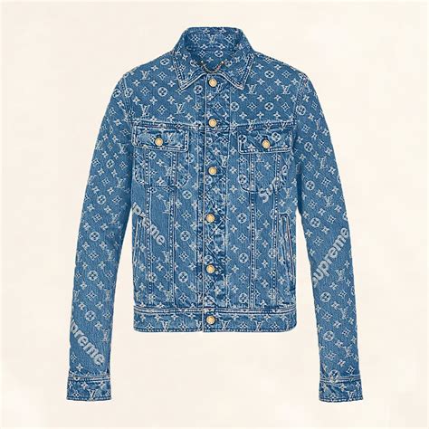 supreme louis vuitton denim jacket.